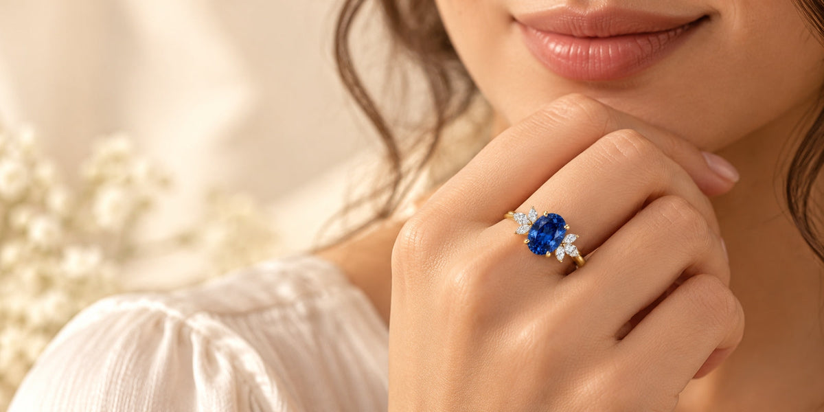 Should I Buy a Lab Created Blue Sapphire Engagement Ring?