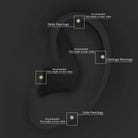 Rosec Jewels-Real Freshwater Pearl Solitaire Flower Earring