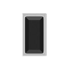 Baguette Cut Black Onyx Helix Earring in Bezel Setting AAA - Rosec Jewels