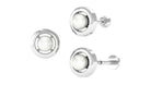 Rosec Jewels-Circle Freshwater Pearl Earring for Helix Piercing