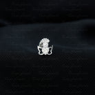 Heart Shape Moissanite Angel Earring for Upper Lobe Piercing D-VS1 - Rosec Jewels