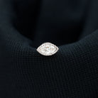 Marquise Diamond Solitaire Earring for Tragus Piercing Natural - ( HI-SI ) - Rosec Jewels