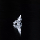 Certified Diamond Whale Tail Earring for Helix Piercing Natural - ( HI-SI ) - Rosec Jewels