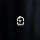 Rosec Jewels-Certified Diamond Half Circle Earring for Piercing