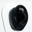 Rosec Jewels-Diamond Sagittarius Zodiac Earring for Helix Piercing