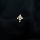 Rosec Jewels-Vintage Inspired Oval Diamond Cartilage Earring