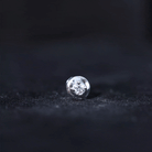 Classic Diamond Solitaire Helix Piercing Earring Lab - ( EF-VS ) - Rosec Jewels