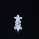 Marquise Diamond Floral Upper Lobe Earring Lab - ( EF-VS ) - Rosec Jewels
