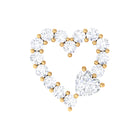 Rosec Jewels-Diamond Heart Shape Cartilage Earring