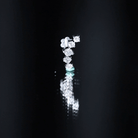 Graduated Style Diamond Crawler Earring for Women Lab - ( EF-VS ) - Rosec Jewels