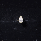 Pear Shape Diamond Solitaire Cartilage Earring Natural - ( HI-SI ) - Rosec Jewels