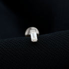 Solitaire Baguette Diamond Earring for Tragus Piercing Natural - ( HI-SI ) - Rosec Jewels