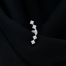 Rosec Jewels-Elegant Diamond Ear Crawler Earring for Helix Piercing