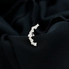 Rosec Jewels-Certified Diamond Curved Crawler Earring for Women