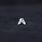 Marquise Diamond Two Stone Earring for Tragus Piercing Natural - ( HI-SI ) - Rosec Jewels