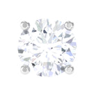 Minimalist Diamond Solitaire Conch Earring Natural - ( HI-SI ) - Rosec Jewels