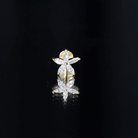 Rosec Jewels-Marquise Diamond Floral Upper Lobe Earring