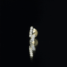 Minimalist Diamond Tragus Piercing Earring Natural - ( HI-SI ) - Rosec Jewels