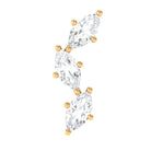 Rosec Jewels-Classic Marquise Diamond Helix Earring