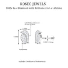 Rosec Jewels-Cute Diamond Penguin Earring for Cartilage Piercing