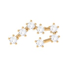 Rosec Jewels-Genuine Diamond Taurus Zodiac Crawler Earring