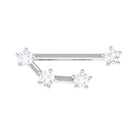 Rosec Jewels-Certified Diamond Aries Zodiac Constellation Earring for Helix Piercing