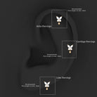 Marquise Moissanite Butterfly Dangle Earring D-VS1 - Rosec Jewels
