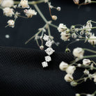 Graduated Style Diamond Crawler Earring for Women Natural - ( HI-SI ) - Rosec Jewels