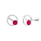 Rosec Jewels-Minimalist Ruby Earring for Conch Piercing