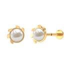 Rosec Jewels-Real Freshwater Pearl Solitaire Earring for Helix Piercing
