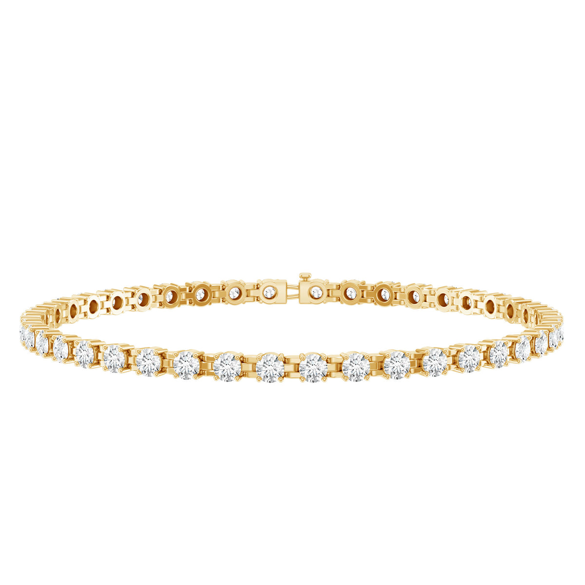 Certified Moissanite Eternity Tennis Bracelet for Women D-VS1 - Rosec Jewels