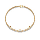 Rosec Jewels-Certified Diamond Star Double Chain Bracelet