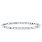 Round Cut Certified Lab Grown Diamond Tennis Bracelet for Women Lab - ( EF-VS ) - Rosec Jewels