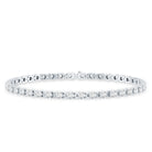 Round Cut Certified Lab Grown Diamond Tennis Bracelet for Women Lab - ( EF-VS ) - Rosec Jewels