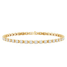 Round Cut Certified Lab Grown Diamond Tennis Bracelet for Women Lab - ( EF-VS ) - Rosec Jewels