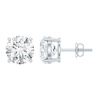 Rosec Jewels-4 Carat Lab Grown Diamond Stud Earrings with IGI Certificate