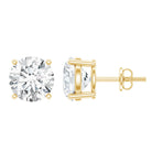 Rosec Jewels-4 Carat Lab Grown Diamond Stud Earrings with IGI Certificate