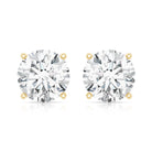 Rosec Jewels-4 Carat Lab Grown Diamond Stud Earrings with IGI Certificate