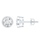Rosec Jewels-IGI Certified 2 CT Lab Grown Diamond Solitaire Stud Earrings