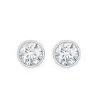 Rosec Jewels-IGI Certified 2 CT Lab Grown Diamond Solitaire Stud Earrings