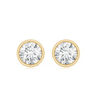 Rosec Jewels-IGI Certified 2 CT Lab Grown Diamond Solitaire Stud Earrings