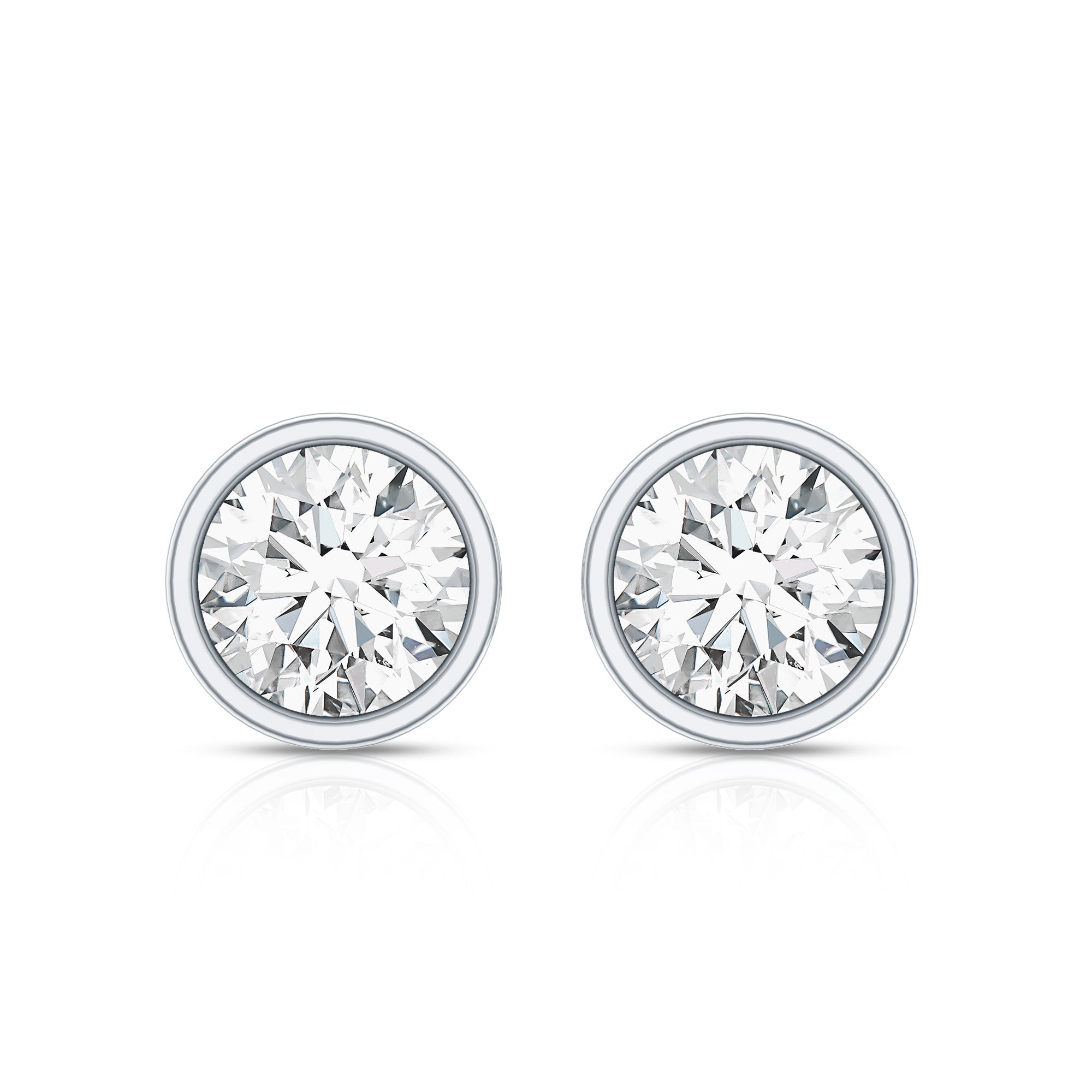 Rosec Jewels-4 CT Lab Grown Diamond Studs with IGI Certificate