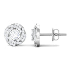 Rosec Jewels-1/2 CT Classic Diamond Swirl Stud Earrings