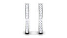 Rosec Jewels-Channel Set Round Diamond Hinged Hoop Earrings