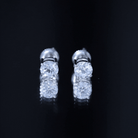 Rosec Jewels-Certified 2 Carat Lab Grow Diamond Earrings with Screw Back