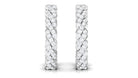 Rosec Jewels-1/2 CT Round Diamond Classic Hoop Earrings in Gold