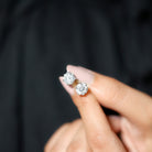 Rosec Jewels-Certified 7 mm Lab Created Diamond 2 Carat Earrings
