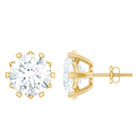 Rosec Jewels-Certified 7 mm Lab Created Diamond 2 Carat Earrings