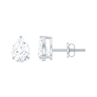 Rosec Jewels-Certified 2 Carat Diamond Teardrop Earrings With Screw Back