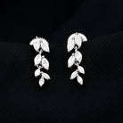 Rosec Jewels-Certified Lab Grown Diamond Dangling Earrings for Women